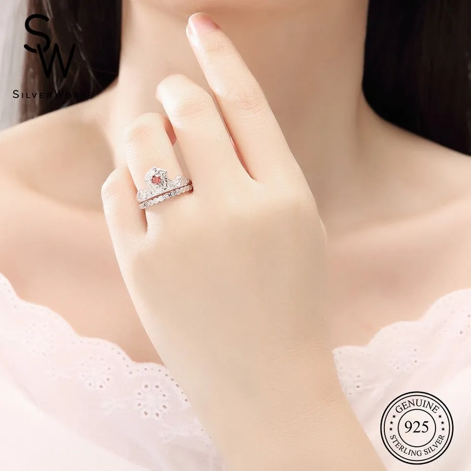2 in 1 Princess Aurora  Ring For Women R6337