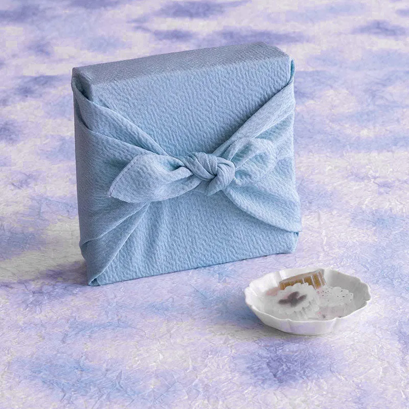 45 Silk Uzura-Chirimen | Solid Color Light Blue