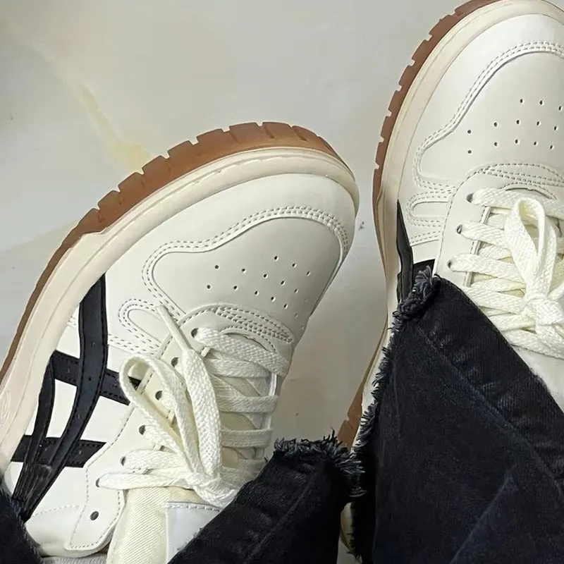 Advbridge fall shoes 2024 Putian High Version Neutral College Series Low-Top Men's and Women's Retro Thick Bottom Increased Autumn and Winter Casual Couple Sneakers