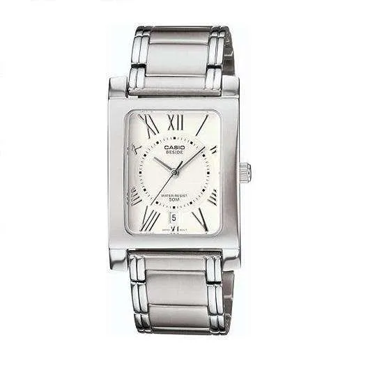 Casio BEM-100D-7A2VDF Silver Stainless Watch for Men and Women
