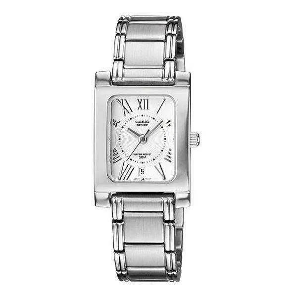 Casio BEM-100D-7A2VDF Silver Stainless Watch for Men and Women