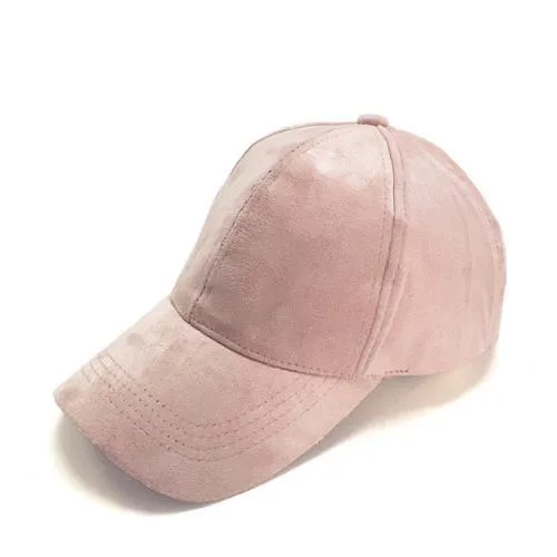 Classy Men Suede Cap Light Pink