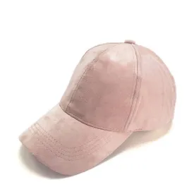 Classy Men Suede Cap Light Pink