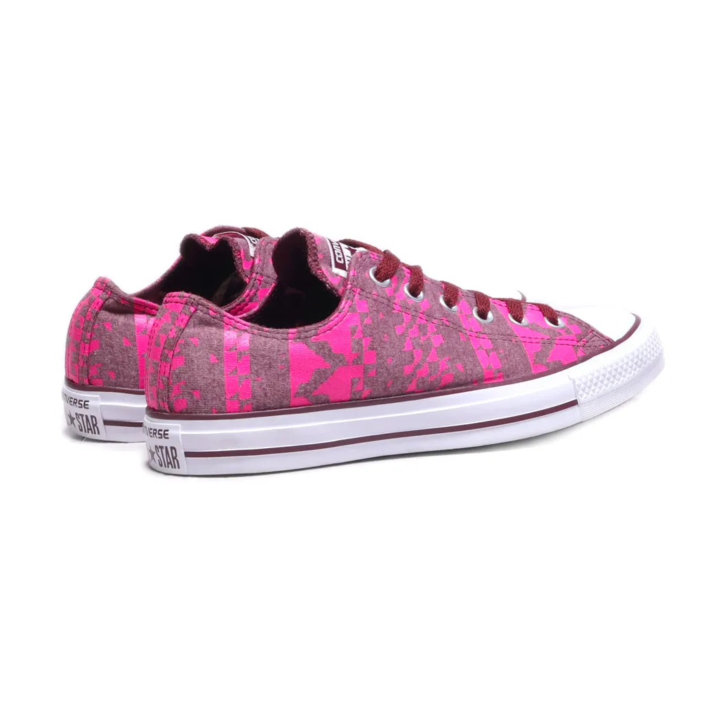 Converse Low-Top Sneakers Fabric Pink Colour For Women