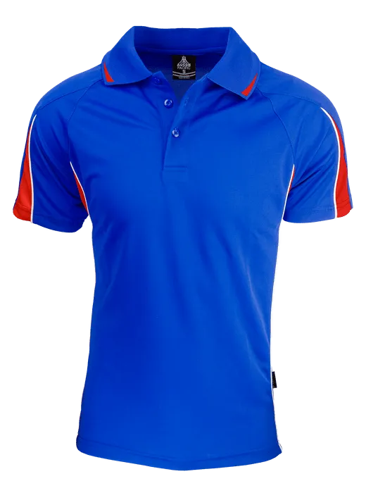 Mens Eureka Polo Royal/Red