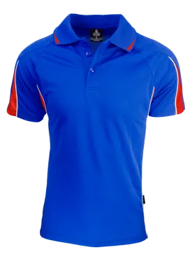 Mens Eureka Polo Royal/Red