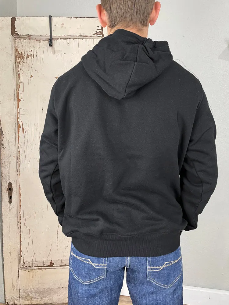 Men's Half Dome Pullover Hoodie in Black/White by The North Face