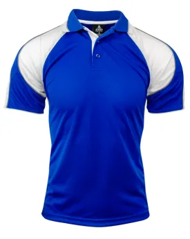 Mens Murray Polo Royal/White
