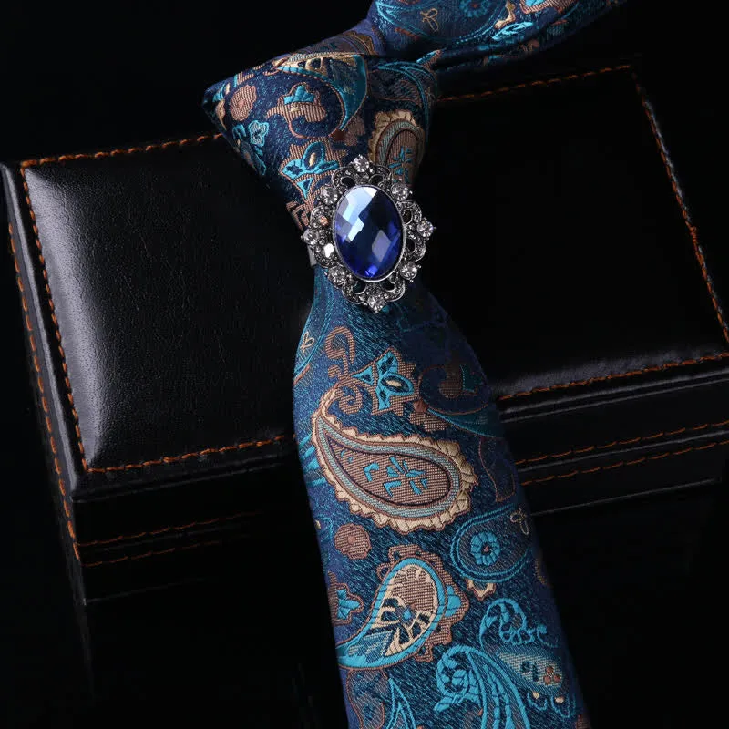 Men's Royal Throwback Pin Buckle Necktie