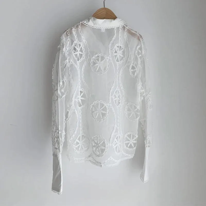 Milan Eyelet Blouse