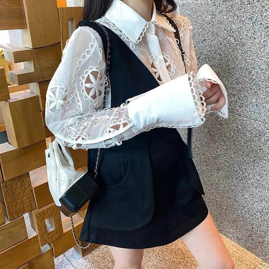 Milan Eyelet Blouse
