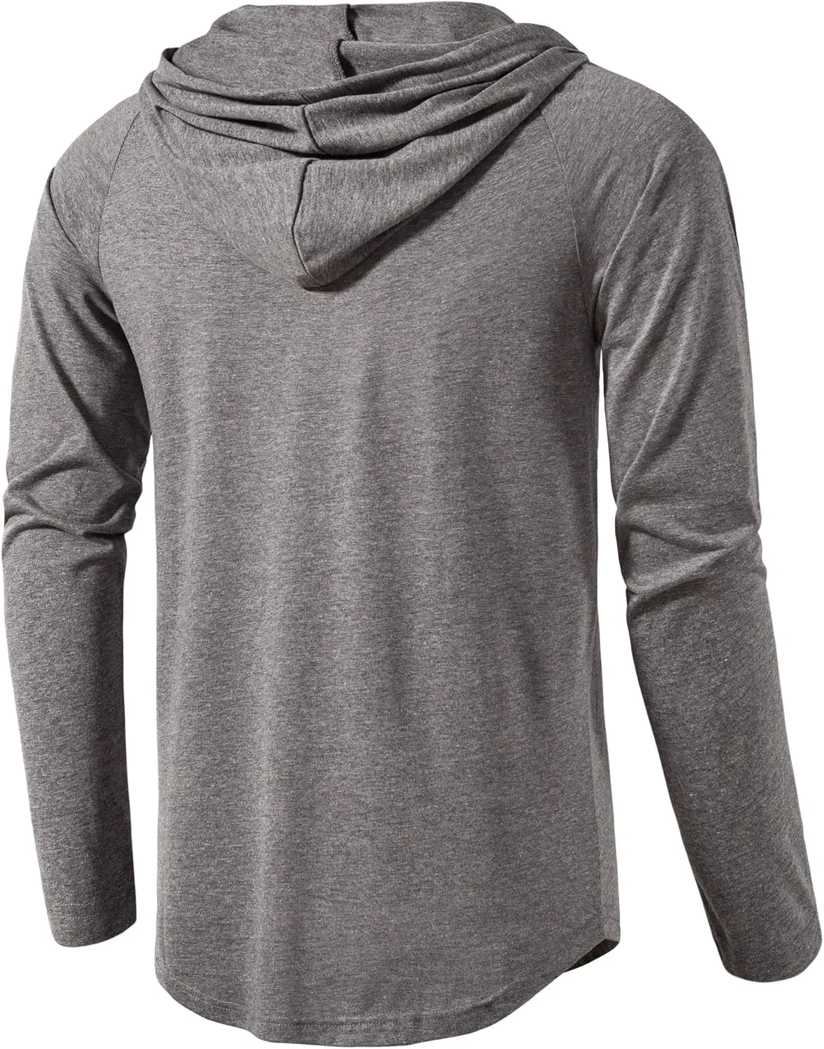 MUSE FATH Men's Long Sleeve Athletic Performance Lightweight Hoodie Sweatshirts