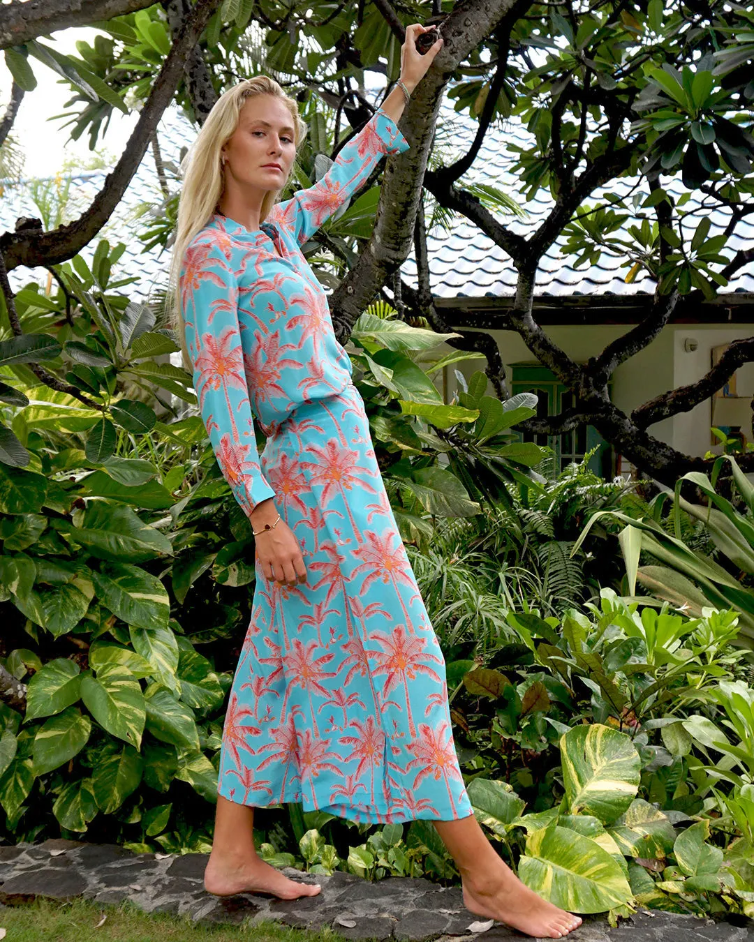 Silk Kim Blouse PLANTATION