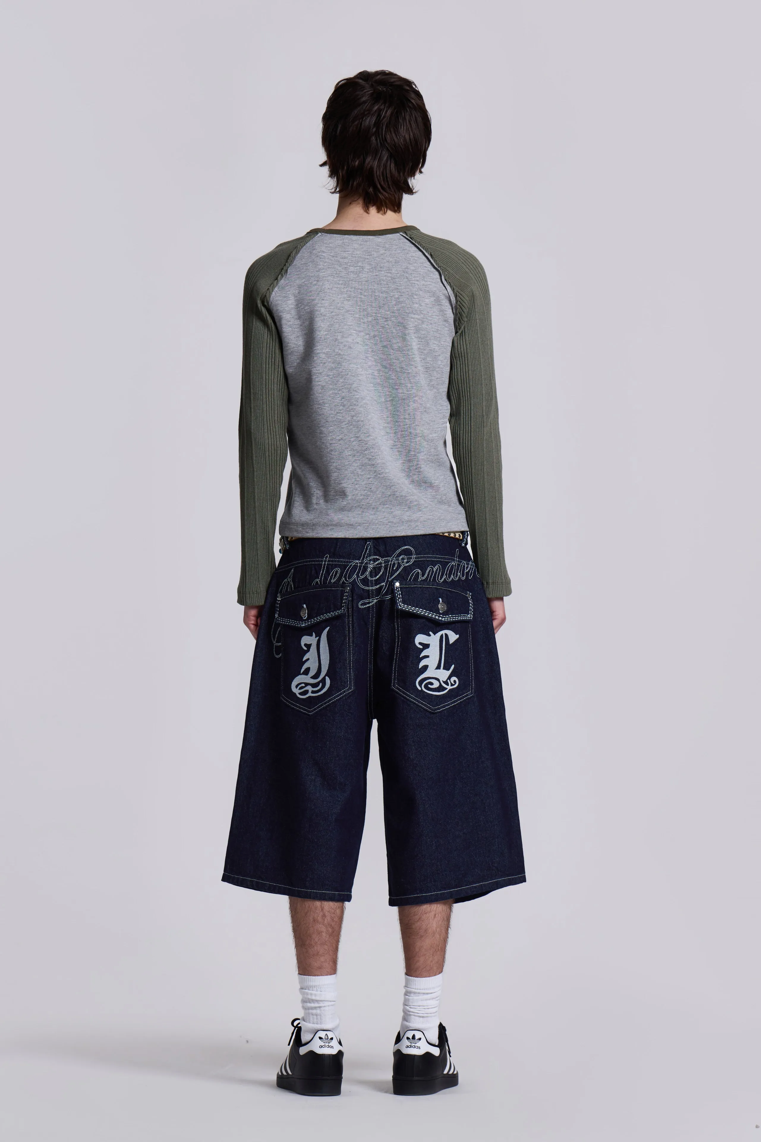 Sonic J-L Indigo Jorts
