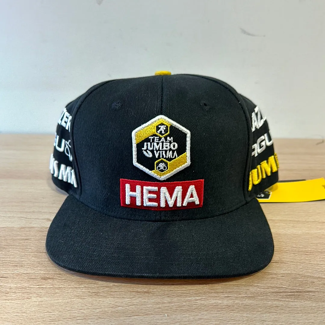 Team Jumbo Visma AGU Podium Flat Cap