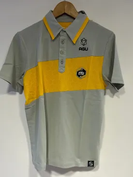 Team Jumbo Visma AGU Polo Grey Yellow Men