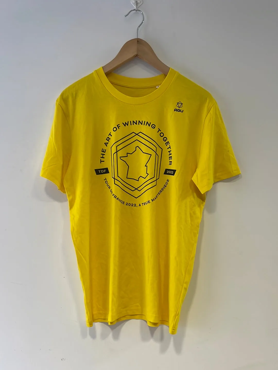 Team Jumbo Visma AGU T-shirt Tour de France Win Yellow 2022