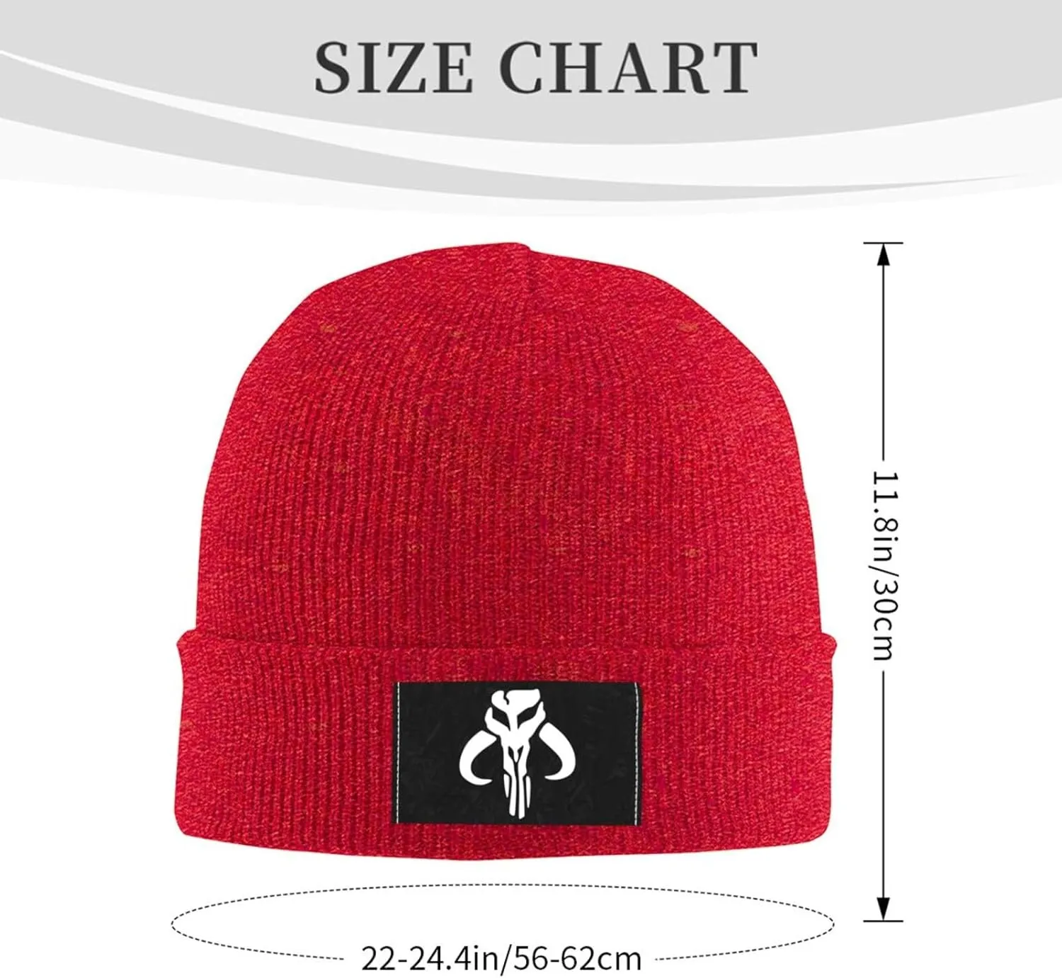 Transparent_Mythosaur Skull Mandalorian Knitted Hat Woolen Hat Warm Fashion Outdoors Knit Cap Unisex
