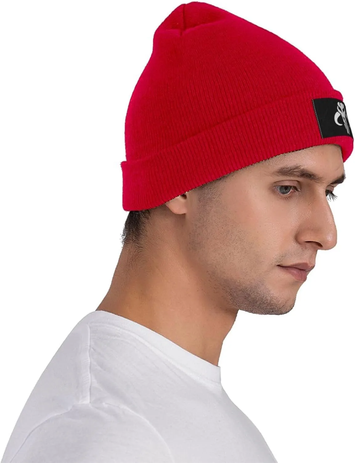 Transparent_Mythosaur Skull Mandalorian Knitted Hat Woolen Hat Warm Fashion Outdoors Knit Cap Unisex