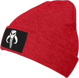 Transparent_Mythosaur Skull Mandalorian Knitted Hat Woolen Hat Warm Fashion Outdoors Knit Cap Unisex