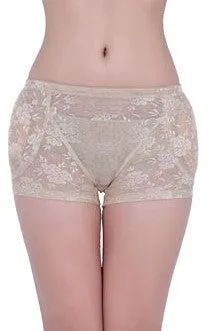 Underwear for Women with Floral Fake Buttock Hip Padded Design #33803