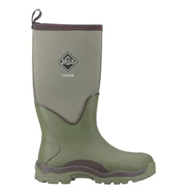 Unisex Calder Short Wellingtons - Olive by Muckboot