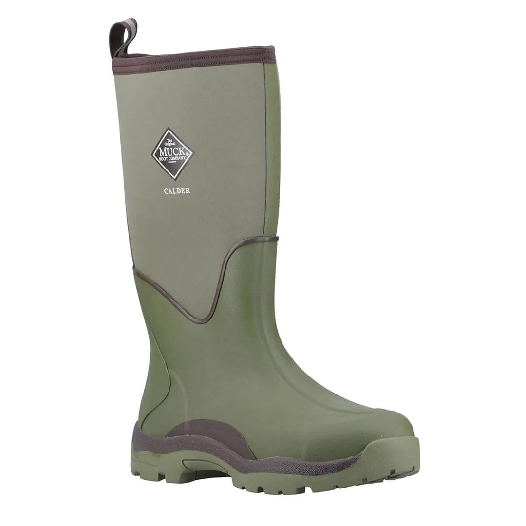 Unisex Calder Short Wellingtons - Olive by Muckboot