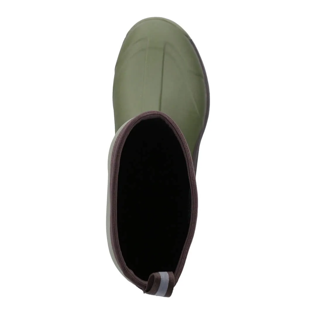 Unisex Calder Short Wellingtons - Olive by Muckboot