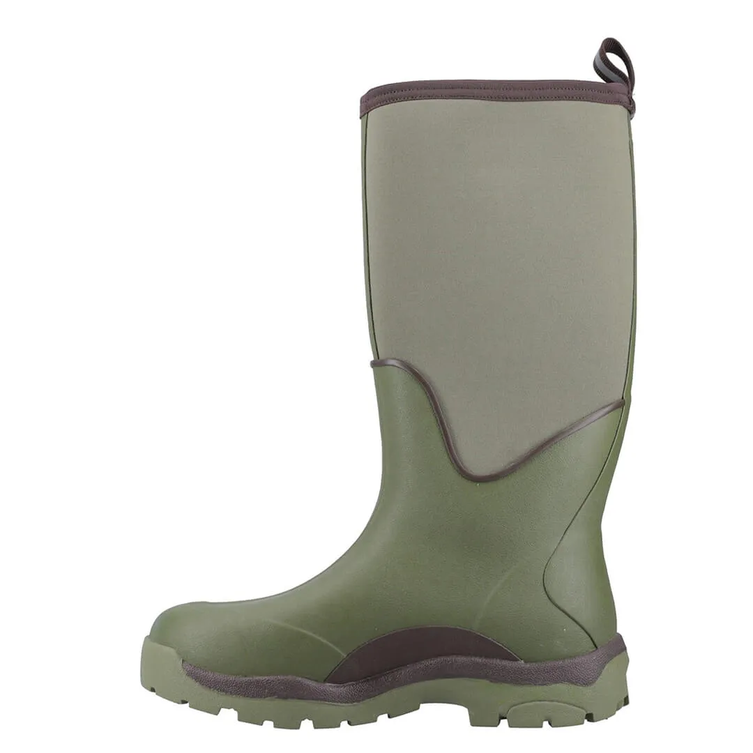 Unisex Calder Short Wellingtons - Olive by Muckboot