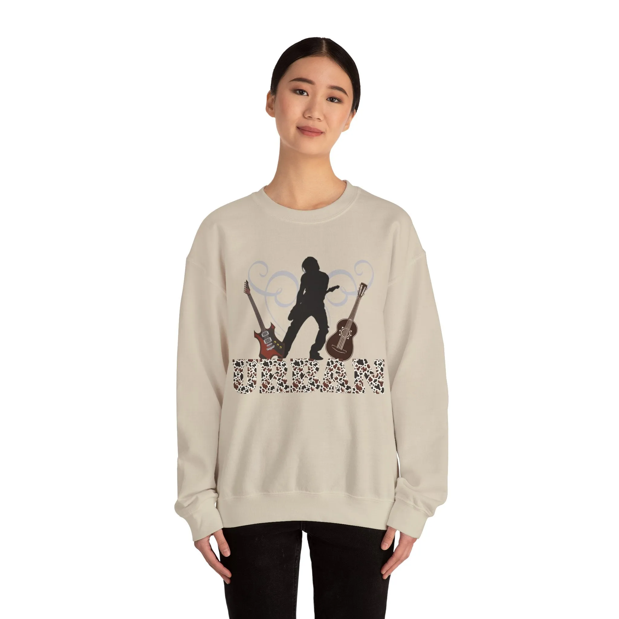 Urban Crewneck Sweatshirt, Country Music Sweater, Country music artist sweater