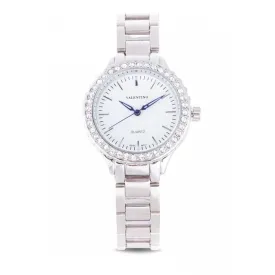 Valentino 20121961-SILVER - WHITE DIAL SILVER STAINLESS BAND Watch For Women
