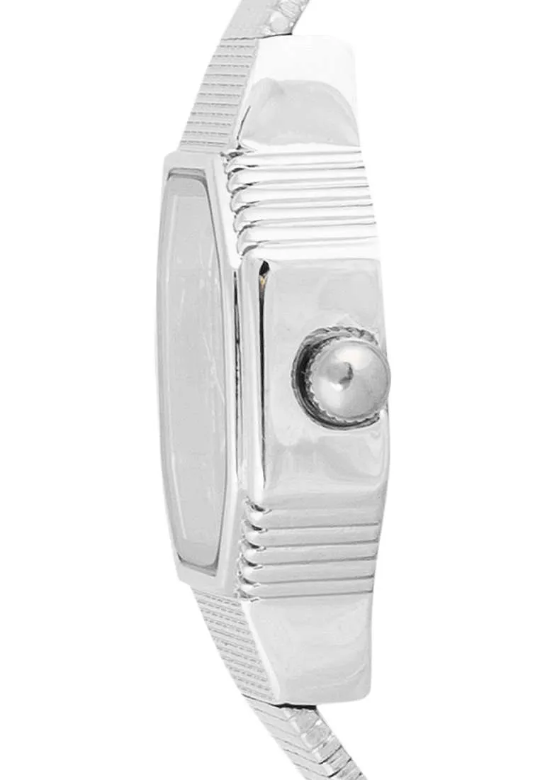 Valentino 20122329-BLACK DIAL Silver Watch for Women