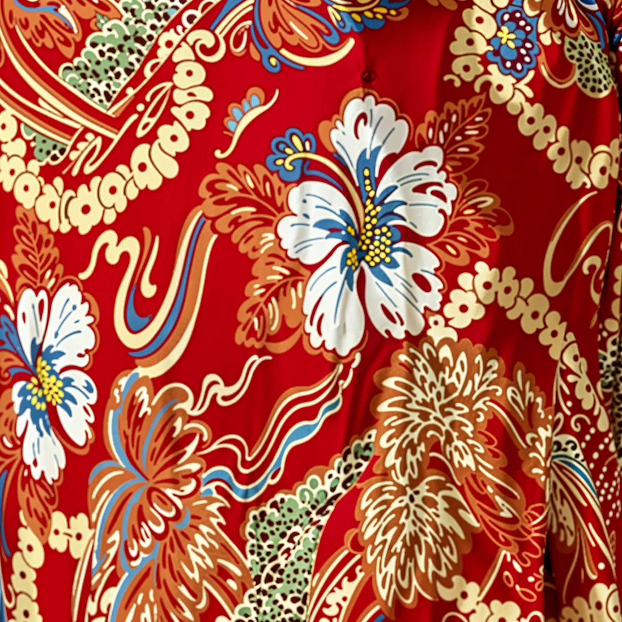 Vintage Scenic Camp Blouse
