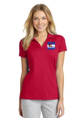 Zig Zag - Port Authority Ladies Rapid Dry Mesh Embroidered Polo Shirts (L573)