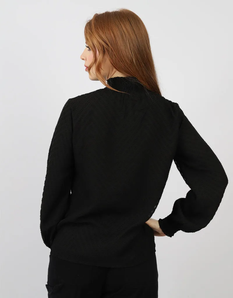 Zig Zag Stitch Blouse