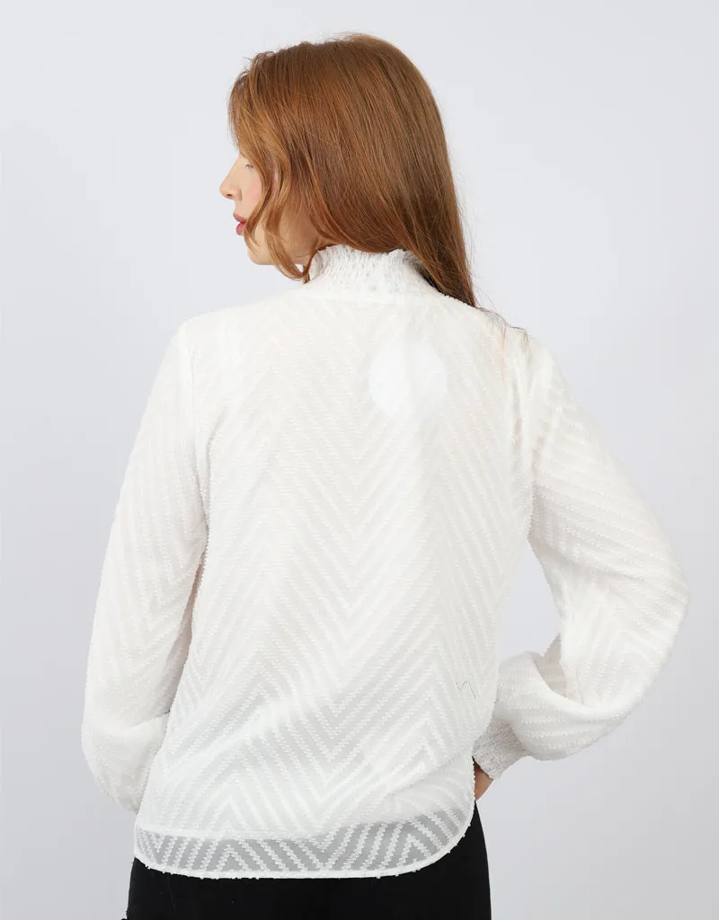 Zig Zag Stitch Blouse