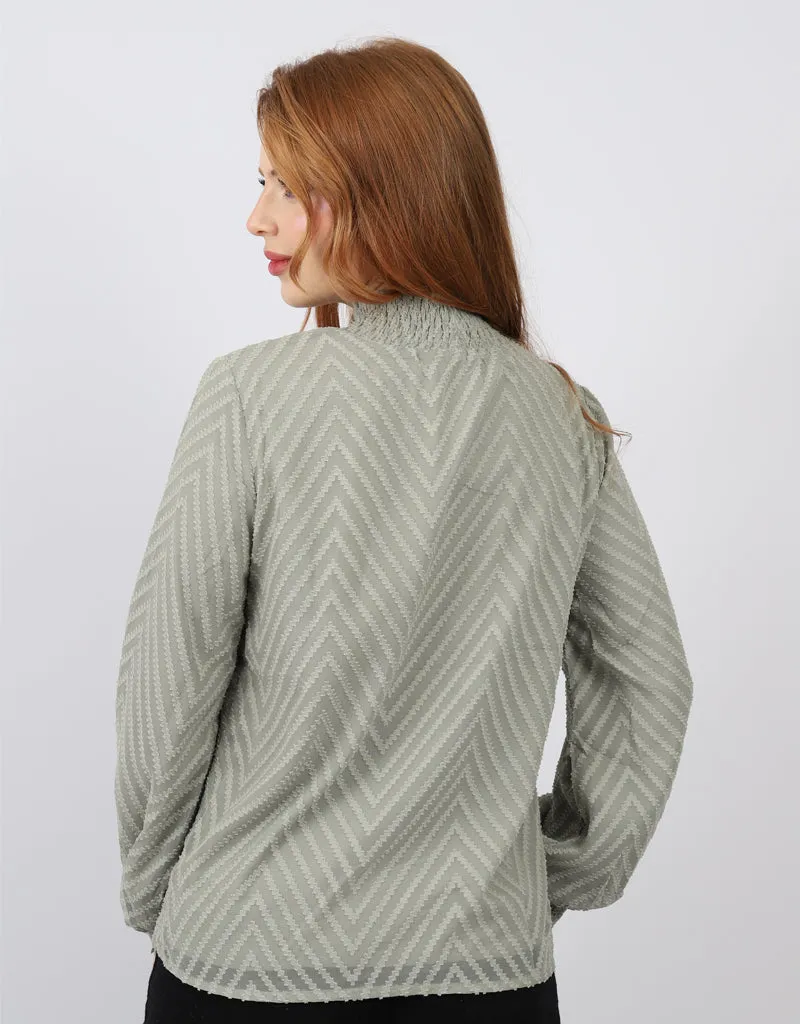 Zig Zag Stitch Blouse