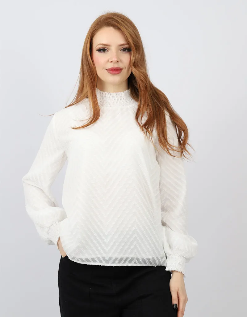 Zig Zag Stitch Blouse