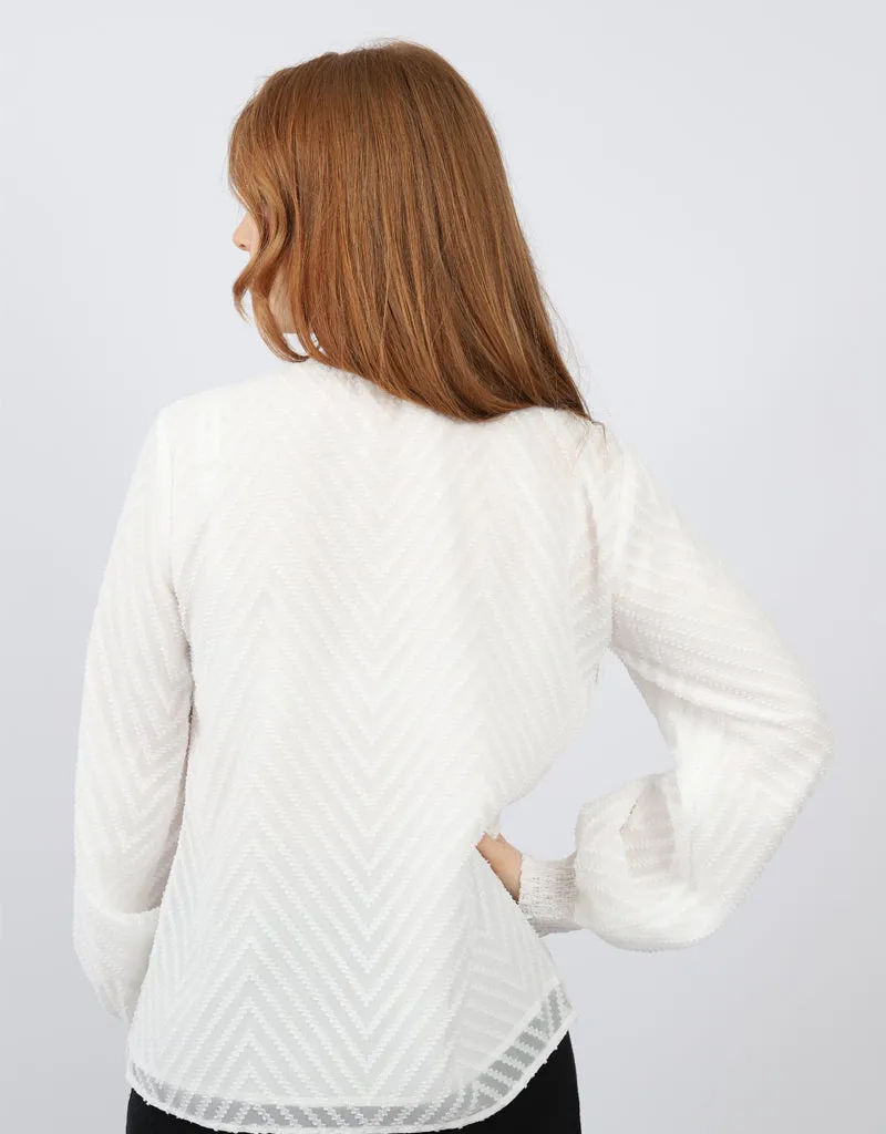 Zig Zag Stitch Blouse